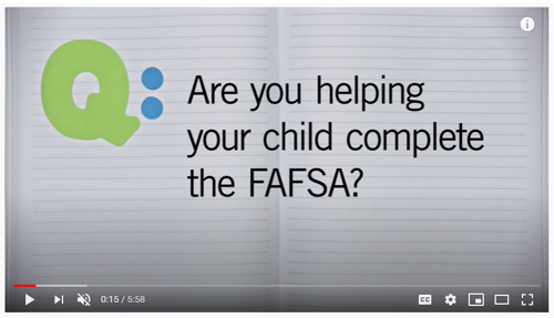 how do parents sign for fafsa